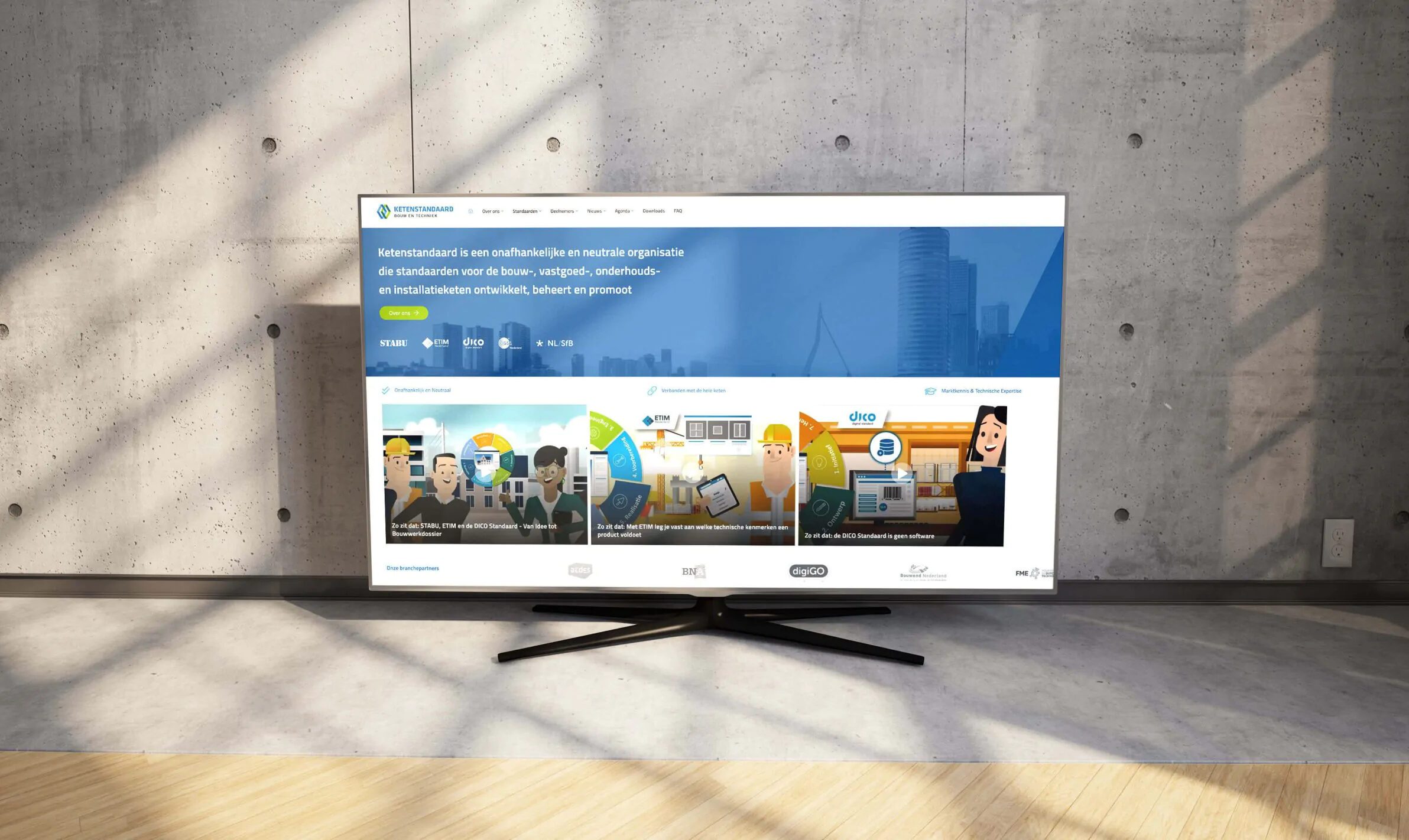 Een website als platform voor verbinding en informatievoorziening voor Ketenstandaard